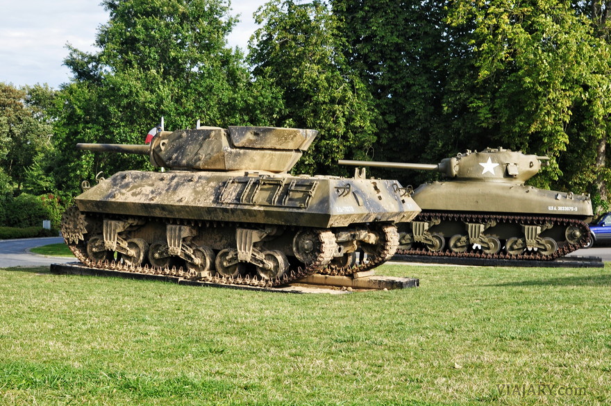 Museo Memorial-Omaha Beach Normandia Tanques